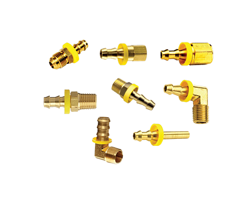 Brass-Push-On-hose-Barb-Fittings